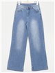 High waist straight jeans azul (S-XXL)