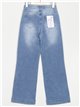 Jeans rectos tiro alto azul (S-XXL)