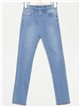 High elastic waist basic jeans azul (S-XXL)