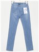 Jeans cintura elástica tiro alto azul (S-XXL)