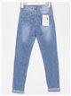 Jeans mom fit tiro alto azul (XS-XL)