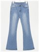 Jeans flare tiro alto azul (S-XXL)
