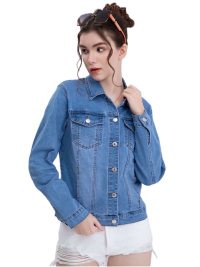 Basic denim jacket azul (40-50)