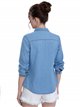 Camisa denim básica azul (S-XXL)