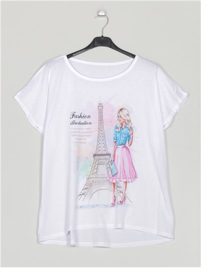 Oversized printed t-shirt torre