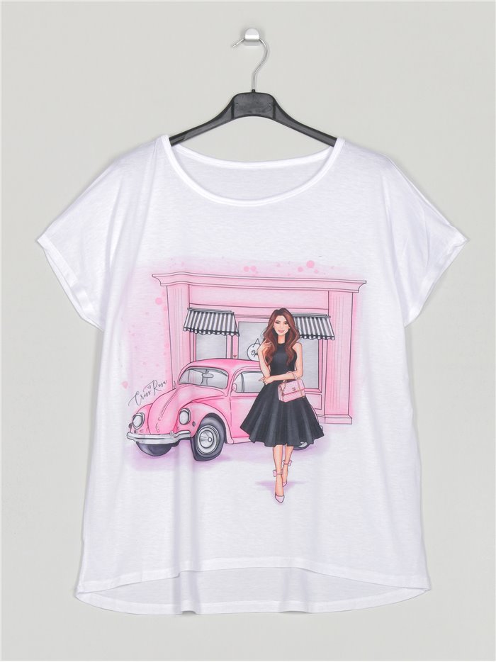 Oversized printed t-shirt coche