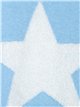 Jersey amplio estrella azul-claro