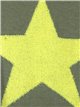 Oversized star sweater verde-militar