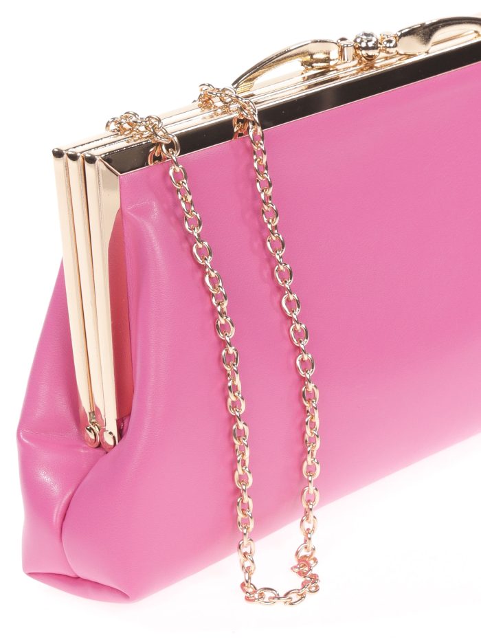 Cartera fiesta polipiel fucsia