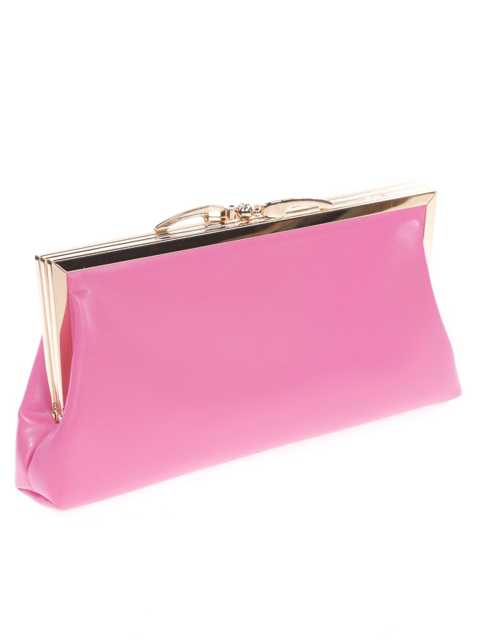 Cartera fiesta polipiel fucsia