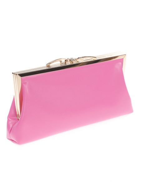 Cartera fiesta polipiel fucsia