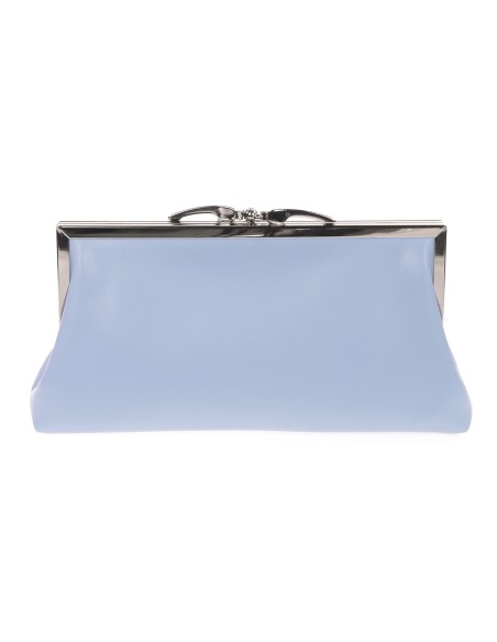 Cartera fiesta polipiel azul