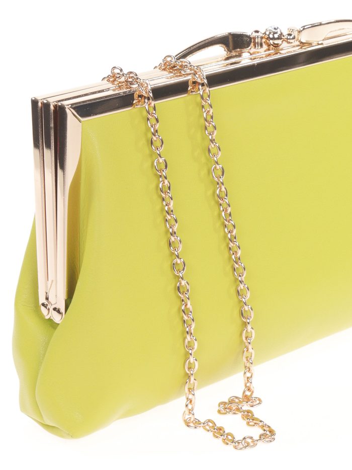 Cartera fiesta polipiel amarillo