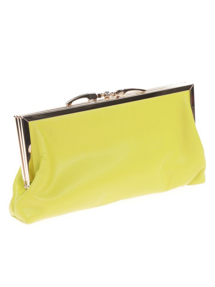 Cartera fiesta polipiel amarillo