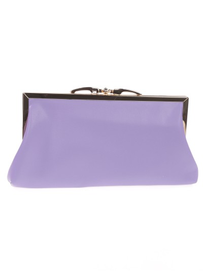 Cartera fiesta polipiel morado