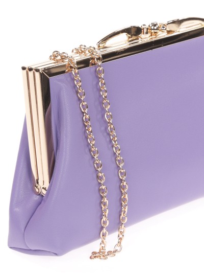 Cartera fiesta polipiel morado 2