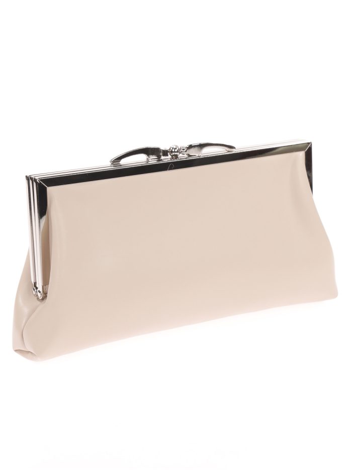 Cartera fiesta polipiel taupe