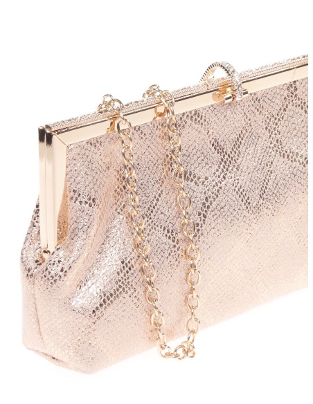 Cartera fiesta animal print rosa