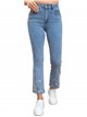 Embroidered flare jeans azul (XS-XL)