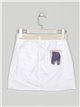 Belted bermuda skirt blanco (S-XXL)