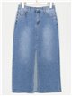 Long denim skirt azul (36-46)