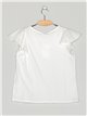 Contrast t-shirt blanco (M-L-XL-XXL)