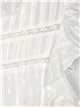 Blusa franja puntillas blanco (M-L-XL-XXL)
