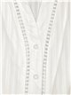 Striped shirt with lace blanco (M-L-XL-XXL)
