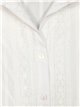 Camisa franja puntillas blanco (M-L-XL-XXL)