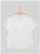 Blusa calada blanco (M-L-XL-XXL)