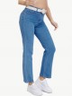 High waist belted jeans azul (S-XXL)