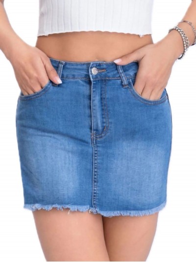 Short falda cinturón azul (XS-XXL)