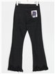 Jeans flare desflecados negro (XS-XXL)