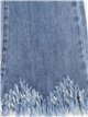 Frayed edge flare jeans azul (XS-XL)