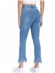 Frayed edge flare jeans azul (XS-XL)