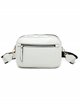 Crossbody bag with handle detail white