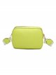 Crossbody bag with handle detail green