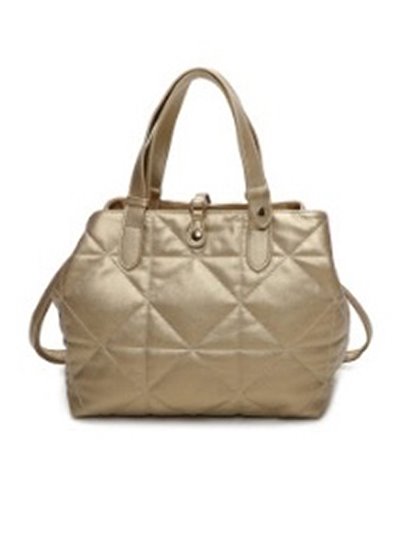 Quilted citybag gold
