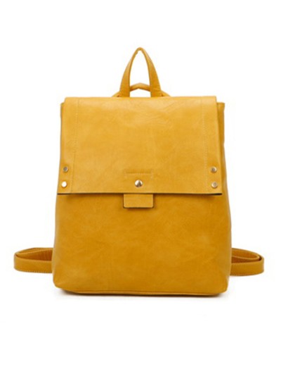 Mochila minimal solapa yellow