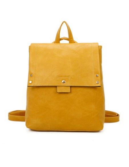 Mochila minimal solapa yellow