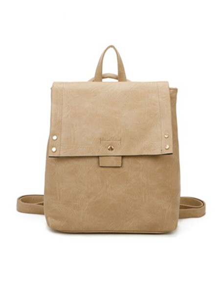 Mochila minimal solapa khaki
