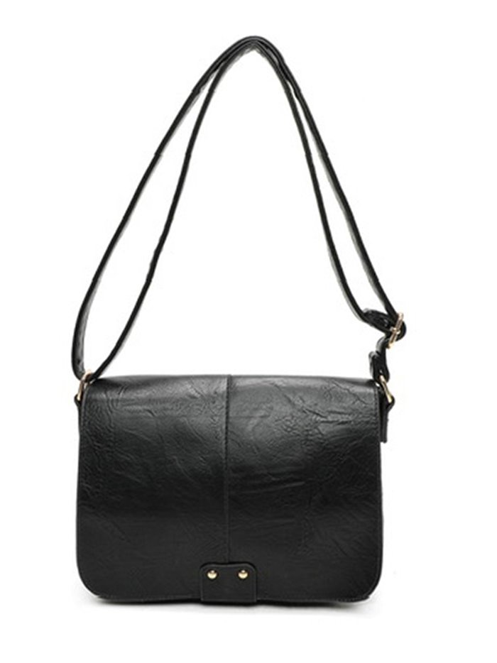 Minimal crossbody bag black