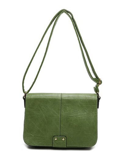 Minimal crossbody bag green