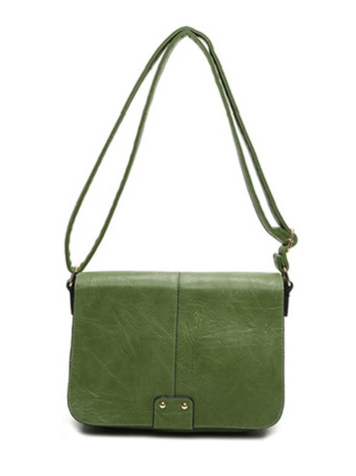 Minimal crossbody bag green