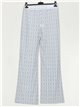 Printed flowing trousers azul
