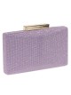 Clutch fiesta metalizado morado