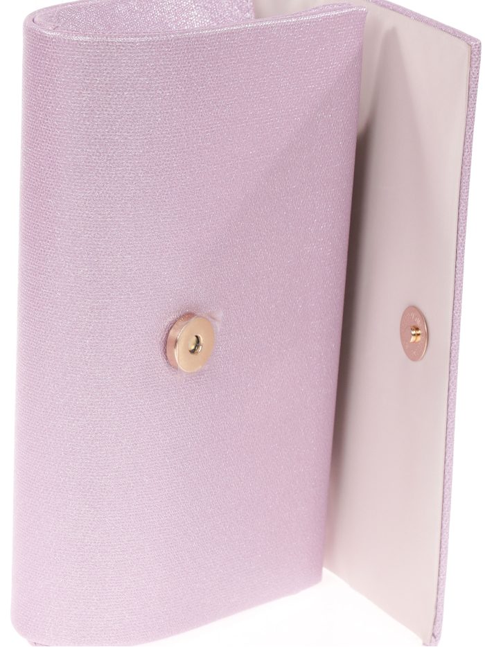 Cartera fiesta polipiel lila