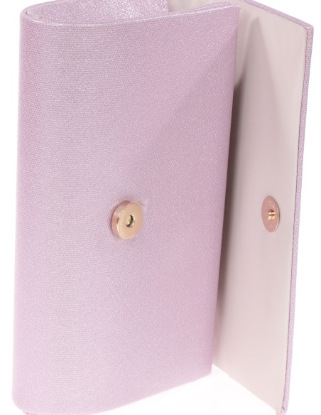 Cartera fiesta polipiel lila