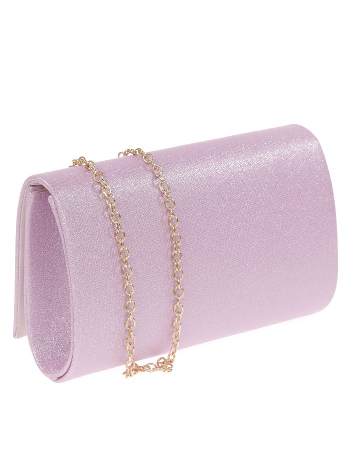 Cartera fiesta polipiel lila