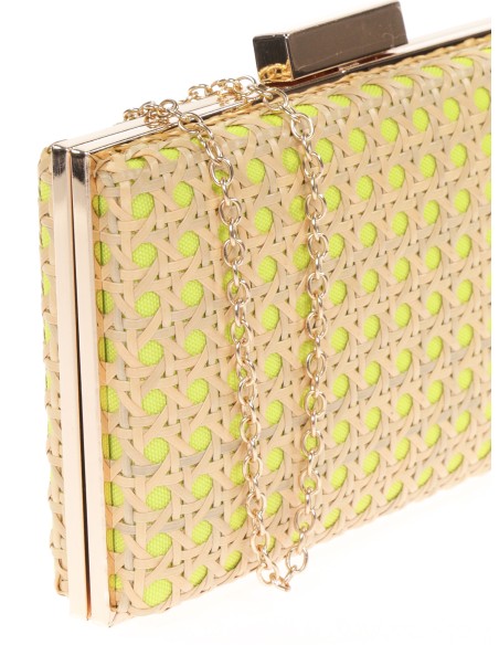 Clutch fiesta rafia lima
